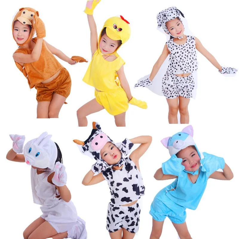 Pijamas de animales de verano de dibujos animados para niños, disfraz de Cosplay, ropa de dormir, Carnaval en Brasil, vestido de actuación en escenario de Halloween