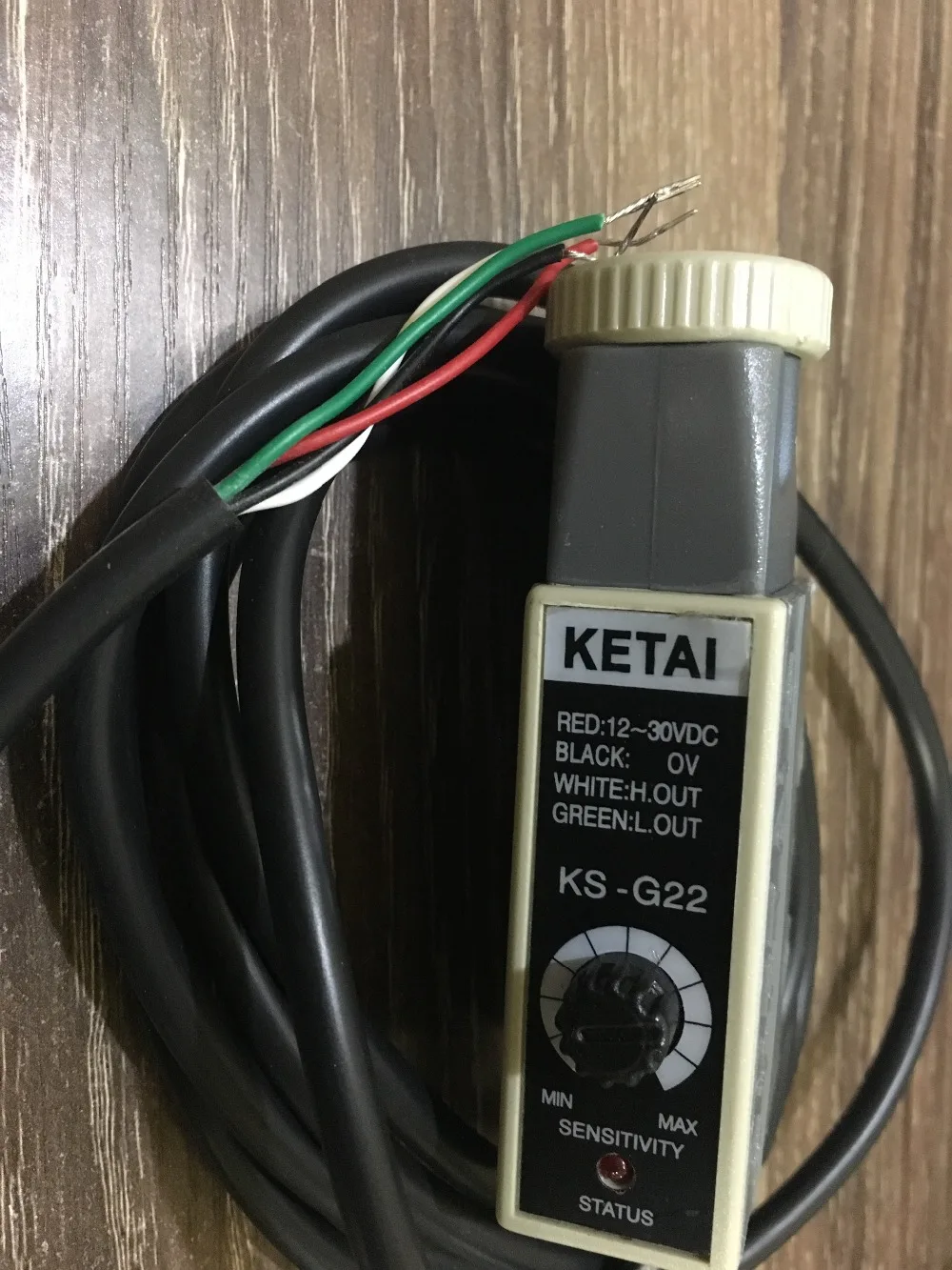 Sensores Fotoelétricos da Cor de Ketai Interruptor Fotoelétrico da Cor Que Faz o Eletromecânico 1230vdc Ks-g22