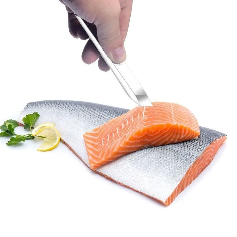 Râpes à gratter pour écailles de poisson en acier inoxydable, accessoires de cuisine, gadget à enlever rapidement les livres de poisson, éplucheur,