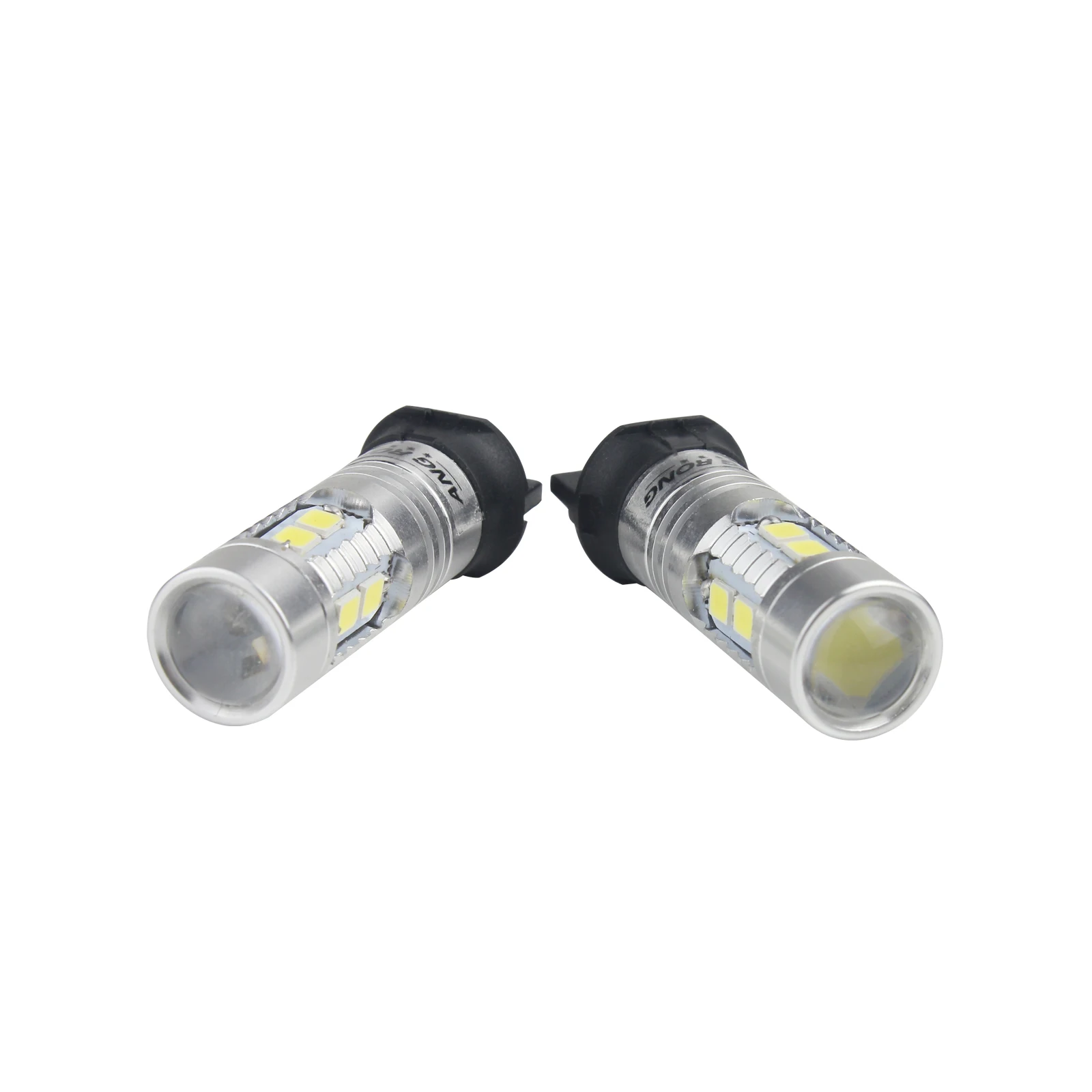 ANGRONG 2X Canbus Error Free PW24W PWY24W 10 SMD LED Daytime Running Fog Light Turn Signal Lamps