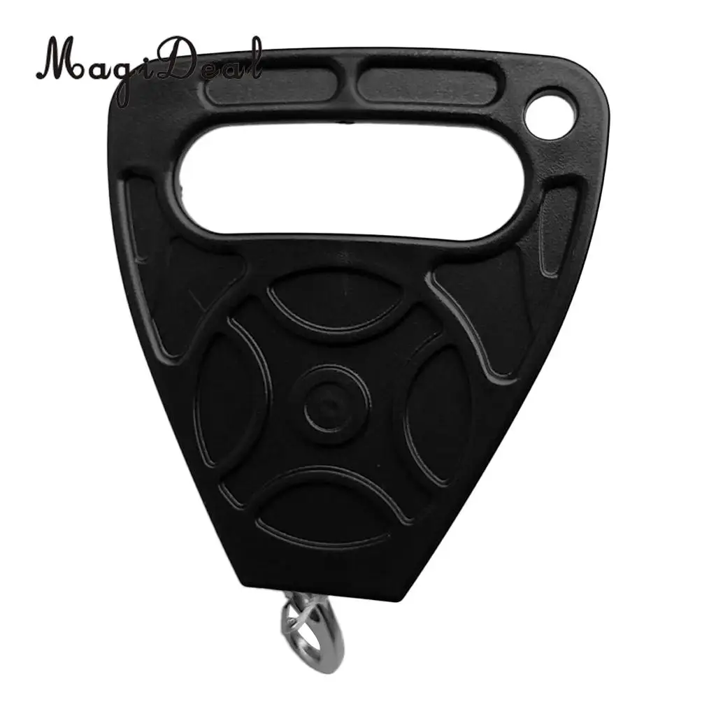 Durable Heavy Duty Plastic Dive Wreck Reel Kayak Anchor w/ Line, Handle, Clip for Snorkeling Scuba Diving Water Sports Accessory