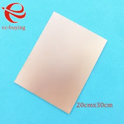 PF PCB Single Side Copper Clad Plate DIY PCB Kit Laminate Circuit Board 20x30cm 1.4mm Bakelite Universal Board Practice 20*30cm