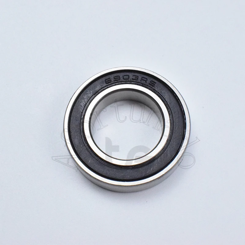 Bearing 10pcs 6903RS 17*30*7(mm) free shipping chrome steel rubber Sealed High speed Mechanical equipment parts