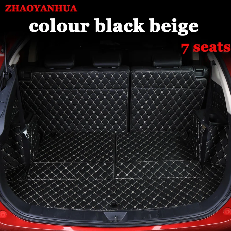 

Custom fit Car Trunk Mat fit Mitsubishi Oulander 5seats/7seats Tail box pad Cushion Protector Keep Clean Interior Accessories