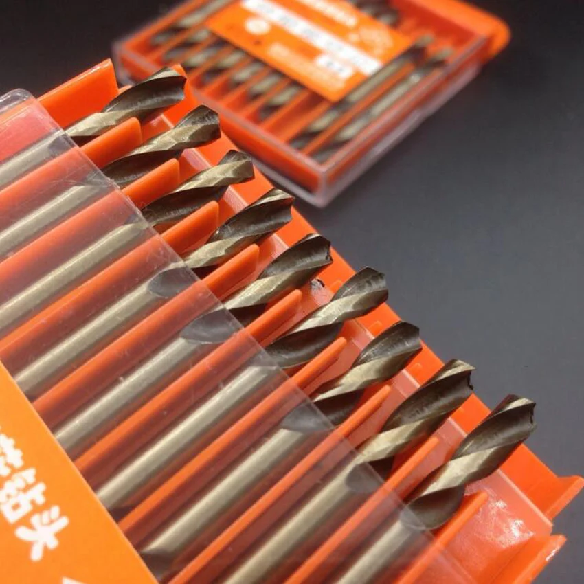 1PC Gorąca sprzedaż Zestaw wierteł krętych z podwójną głowicą 3.2MM 4.2MM 5.2MM Wiercenie w drewnie ze stali szybkotnącej Elektronarzędzie do obróbki metalu