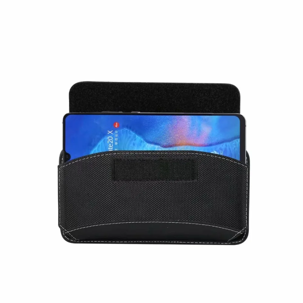 Men's Oxford Fabric Waist Bag Belt Clip Fanny Pack Case Rugged Outdoor Phone Bag Oukitel K7 Power WP5000 WP2 K10 K8 K10000 Pro