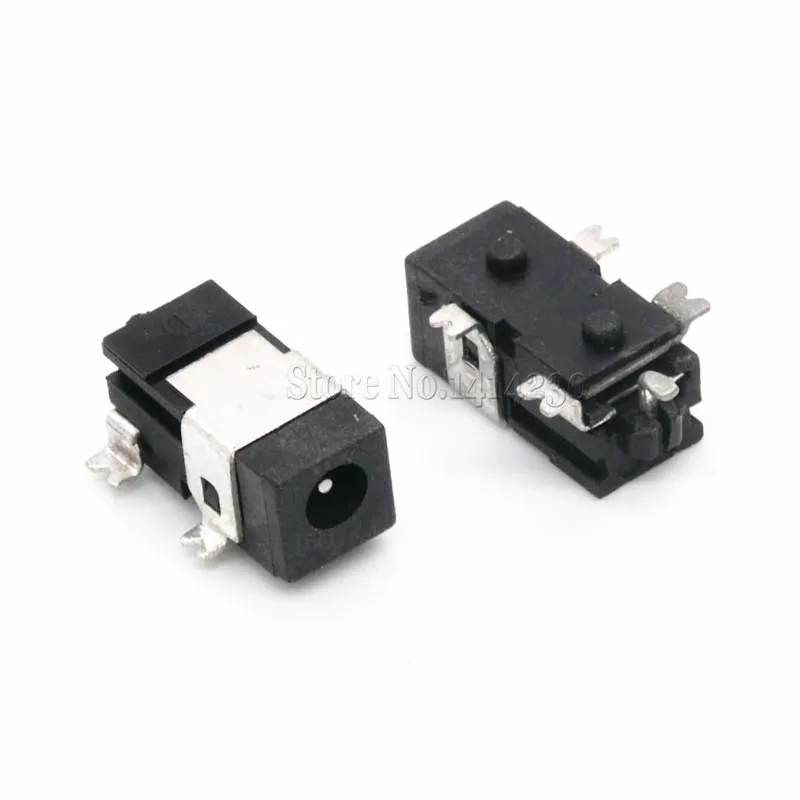 10 sztuk gniazdo zasilania DC DC-011C DC011C 2.5x0.7mm SMT 5 pinów 2.5mm x 0.7mm