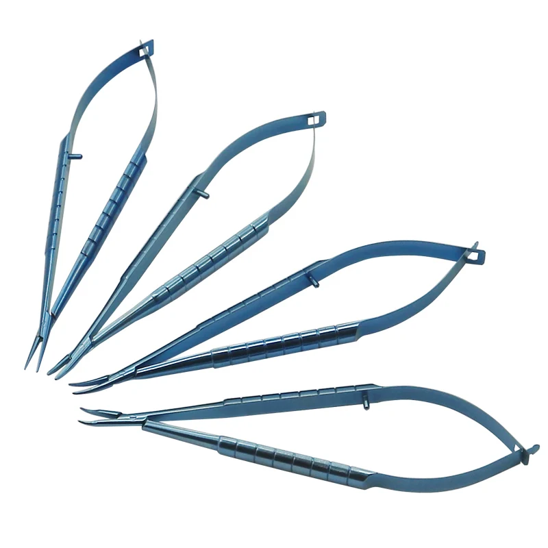 Ophthalmic Stainless Steel Titanium Alloy Multi-Purpose Needle Clamp Net Off Special Pin Needle Clamp Needle 11.5cm