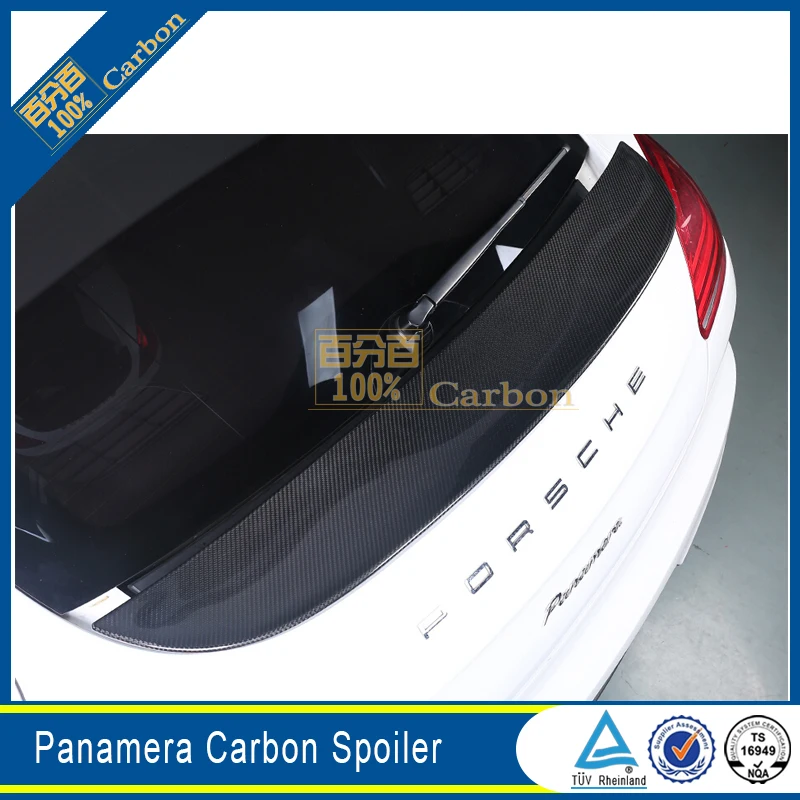 Real Carbon Fiber Rear Trunk Spoiler Wing for Panamera 2014-2016