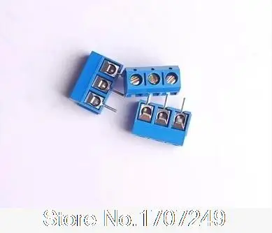 

FREE SHIPPING 500PCS KF301 KF301-3P KF301-5.0-3P 250A/160V "- "Screw 3Pin 5.0mm Straight Pin PCB Screw Terminal Block Connector