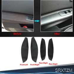 Microfiber Leather Front / Rear Door Panels Armrest Covers Protective Trim For Nissan QASHQAI J10 2007-2015