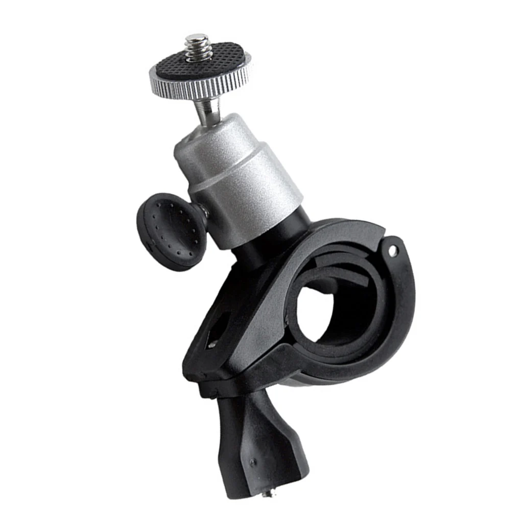 Soporte de cámara de aleación de aluminio para manillar de motocicleta, estante de soporte de cámara con rotación de 360 grados