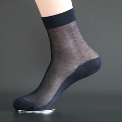 Meia-calcetines largos de algodón para hombre, medias de tubo, transpirables, informales, finos, Color puro, primavera y verano, 2 pares por lote, novedad de 2021