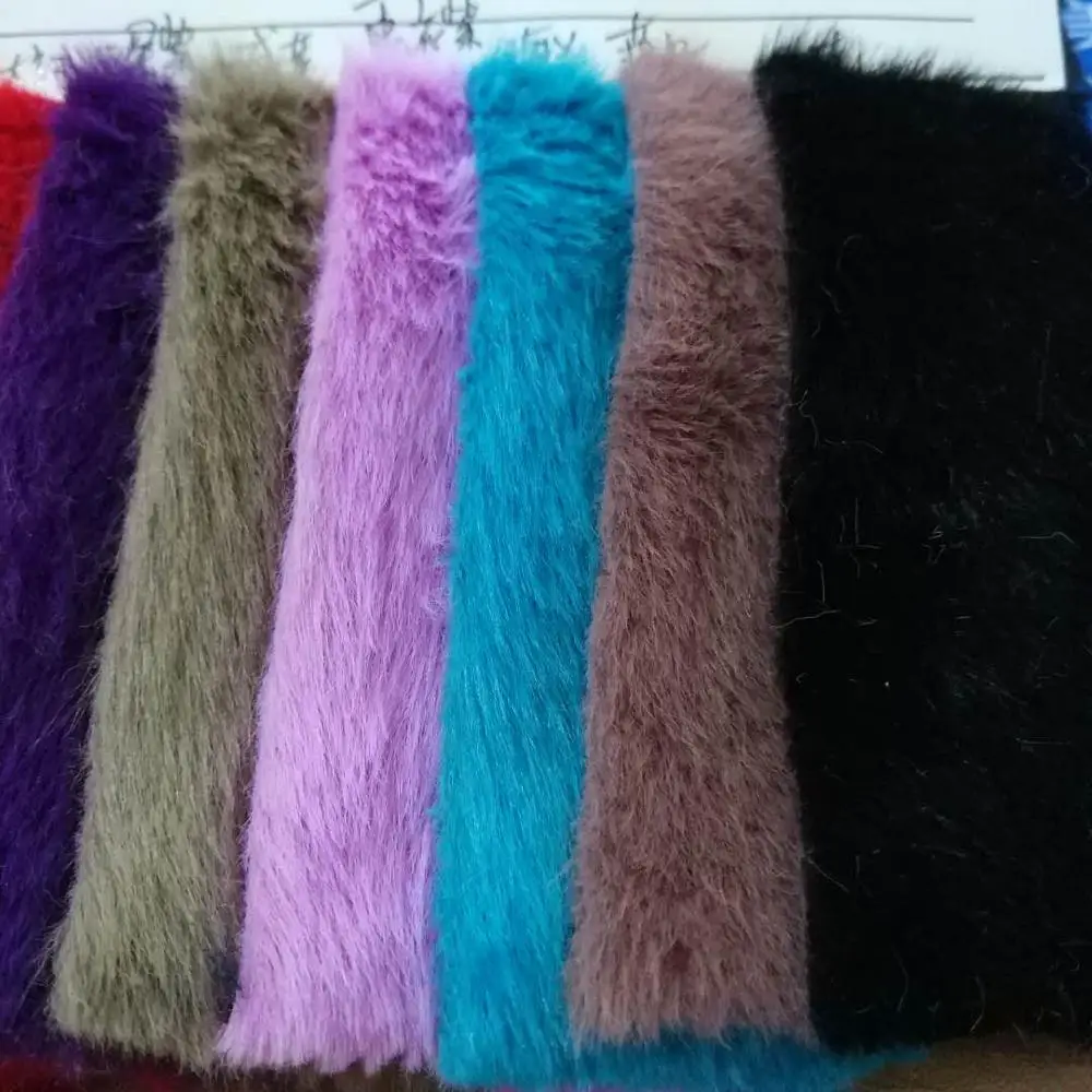 Artificial Fur is like Mink hair, 160cm wide, 5mm Length of the Faux Fur Fabric 85 cm long*160 cm width