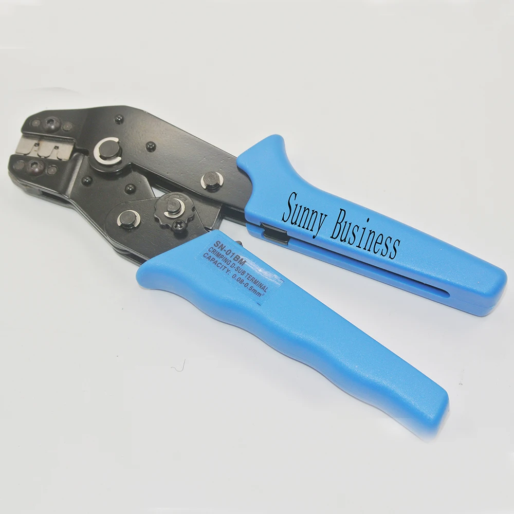 DBWLI SN-01BM Crimp Tool for JST, ZH1.5, 2.0PH , XH2.54 2.54mm,EH, SM, Connectors  For D-SUB Terminals Sq.mm 0.08-0.5 AWG28-22