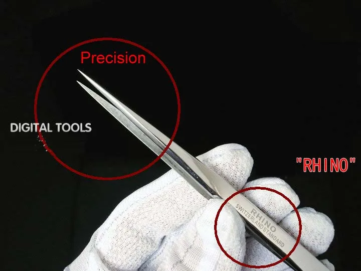 ญี่ปุ่นแรดRH-111คีมวิตเซอร์แลนด์มาตรฐานSpecularมีความแม่นยำสูงซูเปอร์ฮาร์ดคมสำหรับซ่อมนาฬิกาหรือมือถือ