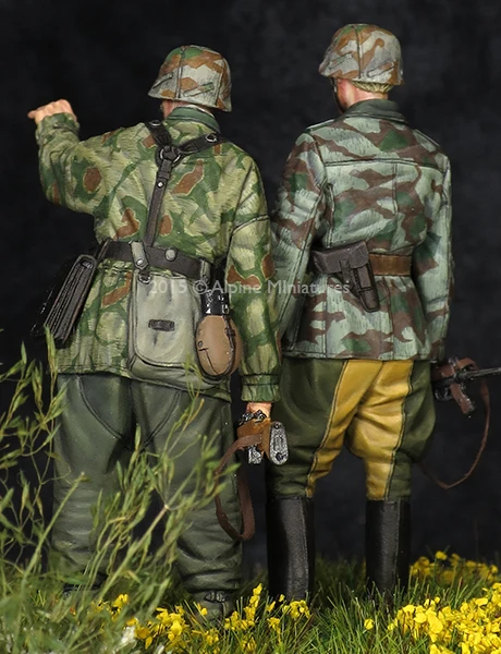 1/35 model kit resin kit    Grenadier Set 418  Unassembled kit