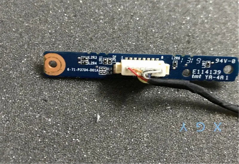 Original FOR Clevo P370SM / P377SM-A Genuine LED Board + Cable Light Board 6-71-P3704-D01A 100% Test OK