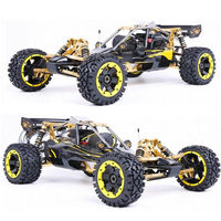 RUFAN Rovan Baja 5B 360 2WD 2T 36cc Gasoline Engine CNC Alloy Front Rear Arm Suspension Symmetrical Steering RC Truck