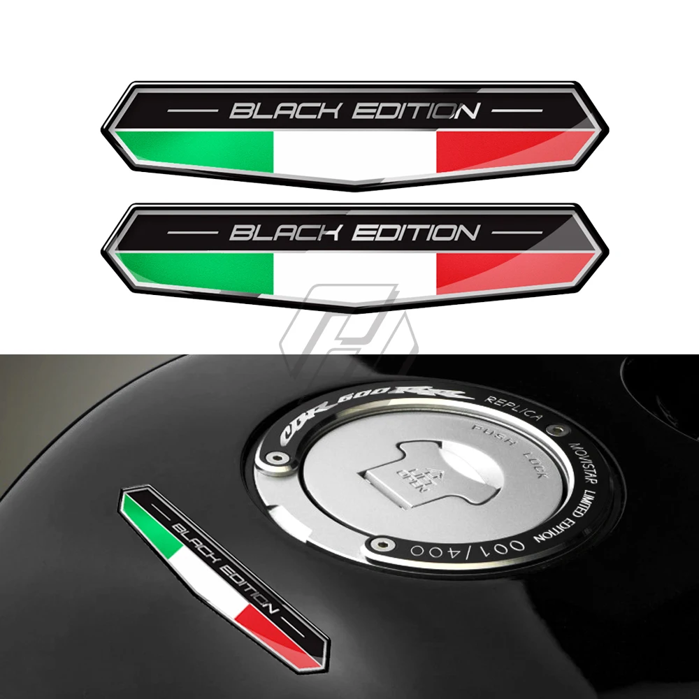 

Motorbike Decal Car Sticker Italy Flag Sticker Italia Black Edition Decal Case for Aprilia Ducati Triumph Kawasaki Yamaha Honda