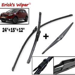 Erick's Wiper-Jeu d'essuie-glaces avant et arrière, pour Nissan Qashqai J10 2006-2013, brosses pour pare-brise, 24 