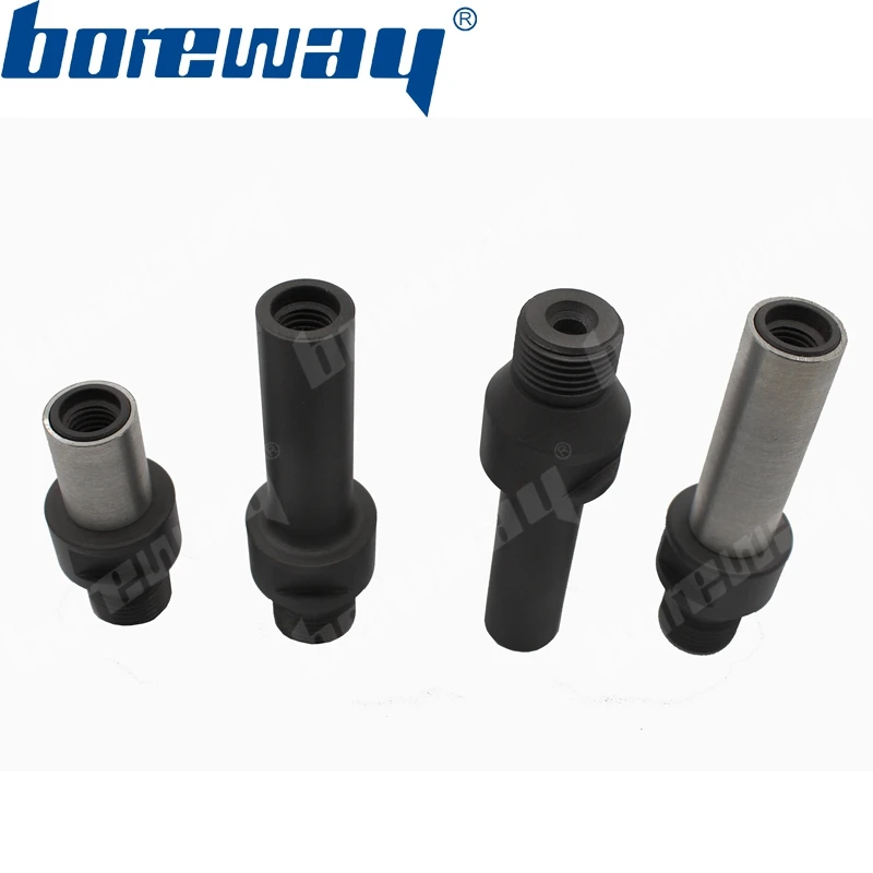 Boreway D19x68L/100L adaptor dengan 1/2 "Gas atau M12 benang CNC sekrup penggiling Bit poros untuk mata bor berlian memproses lempengan batu