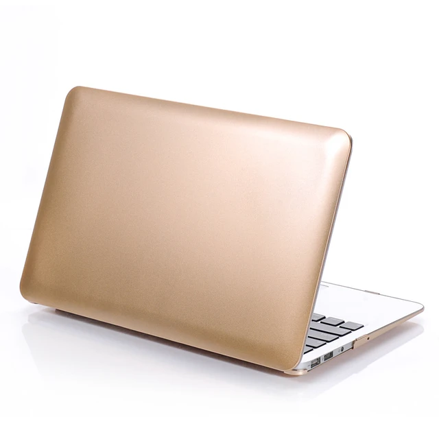 Metal Gold Silver Hard Case Cover For Macbook Pro 13.3 15.4 Pro 12 13 15 Inch For Macbook Air 11 13 Laptop Shell Laptop Bags Cases AliExpress