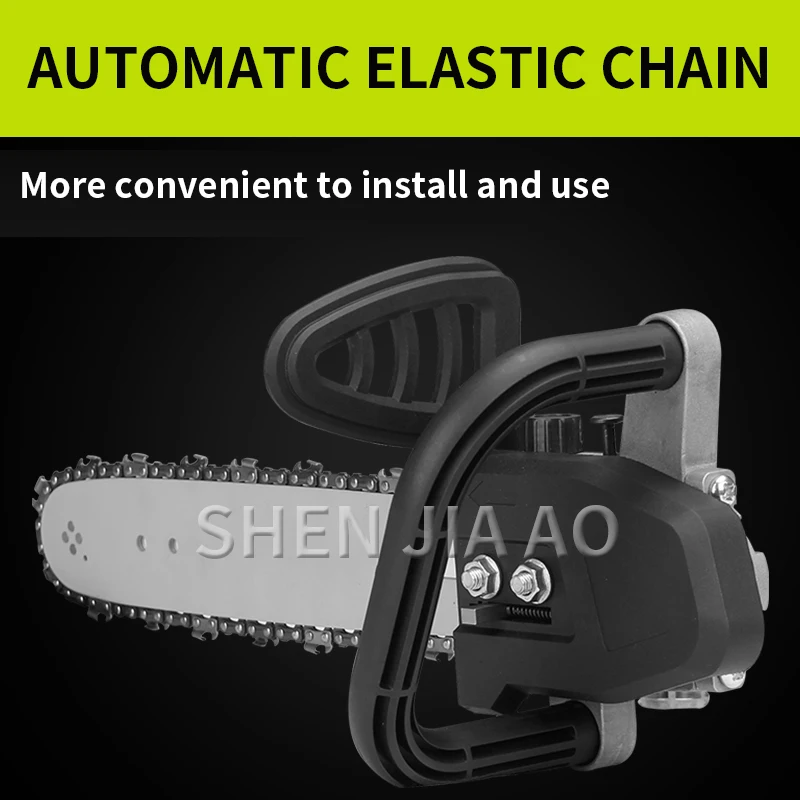 Motosserra elétrica portátil 220v, suporte/motosserra elétrica doméstica, pequeno, multifuncional, ângulo mini para carpintaria