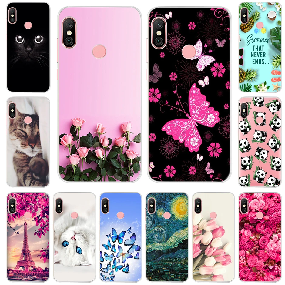 For Xiaomi Redmi Note 5 Pro case Redmi Note 6 7 Case Soft TPU Silicone Protector Back Cover For Xiaomi Redmi Note 7 Phone Cases