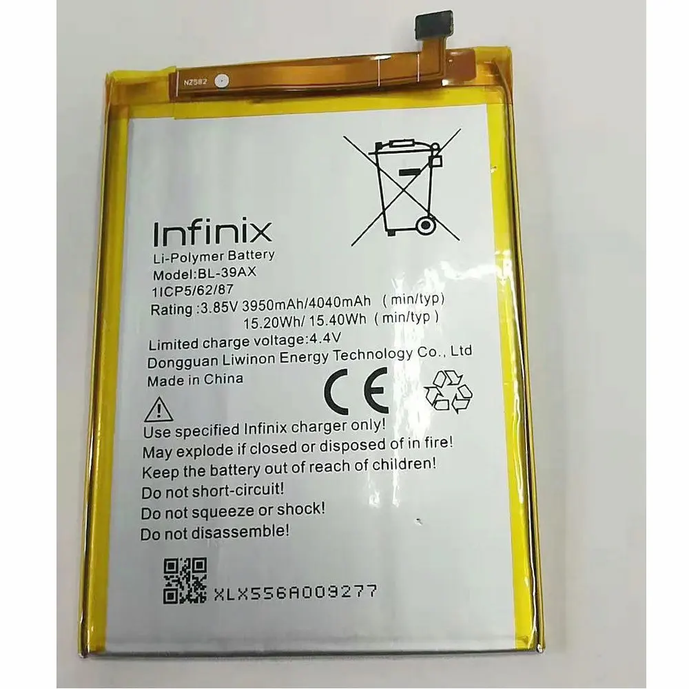 

High Quality 3950mAh BL-39AX Battery For Infinix 4 X557 BL-39AX Mobile phone