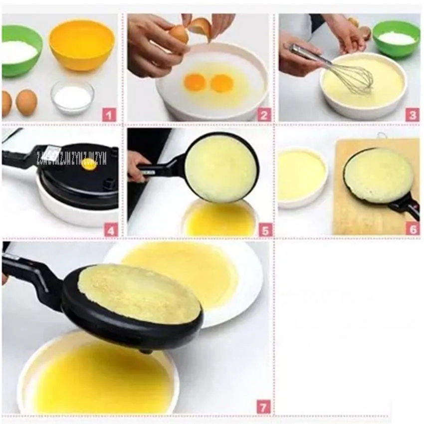 ANB-D90 Alat Mesin Pancake Memasak Mesin-Non Stick Coating Mesin Waffle Kue Piring Rol Musim Semi Mesin 220V 900W