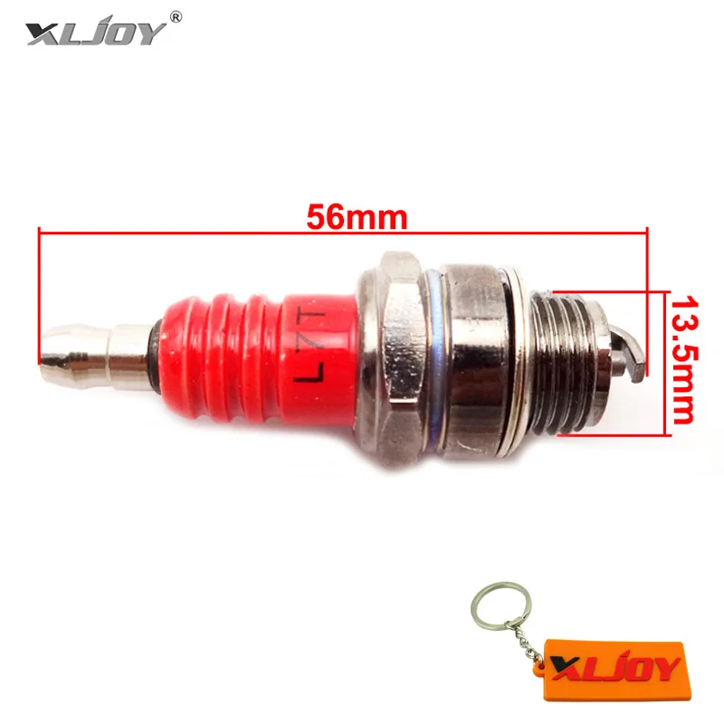 XLJOY L7T Red Ignition Spark Plug For 47cc 49cc Goped Scooter Mini ATV Quad Dirt Pit Pocket Bike Motocross Motorcycle