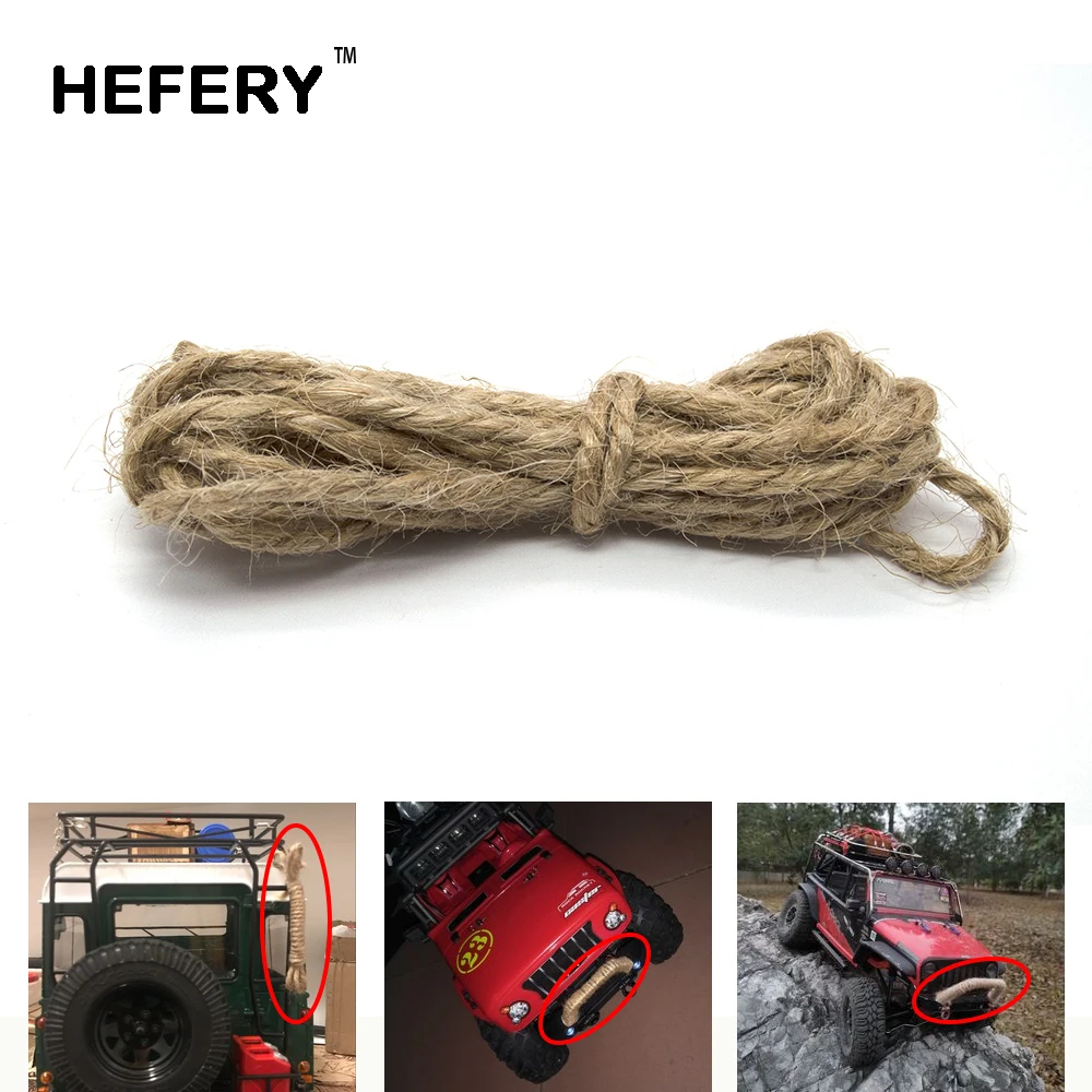 

100cm RC Car Accessories Decoration Simulated Hemp Rope for 1:10 RC Rock Crawler Axial SCX10 90046 90047 TAMIYA CC01 RC4WD D90
