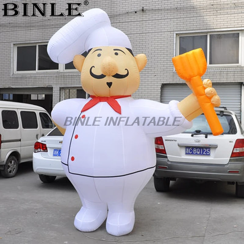 

Funny advertising giant inflatable chef model inflatable cooker balloon for promotion