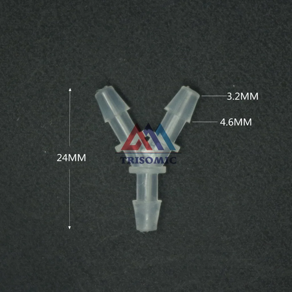 

3,2 мм Y tpye equant коннектор равная трубка Столярный материал PP пластиковый фитинг аквариум для аквариума
