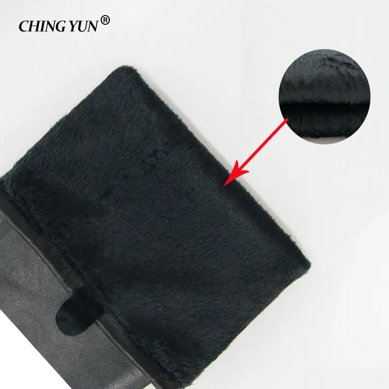 CHING YUN-Gants longs en cuir suédé pour femme, mitaines en peau de mouton véritable, dame, mode d\'hiver, 2018, 600