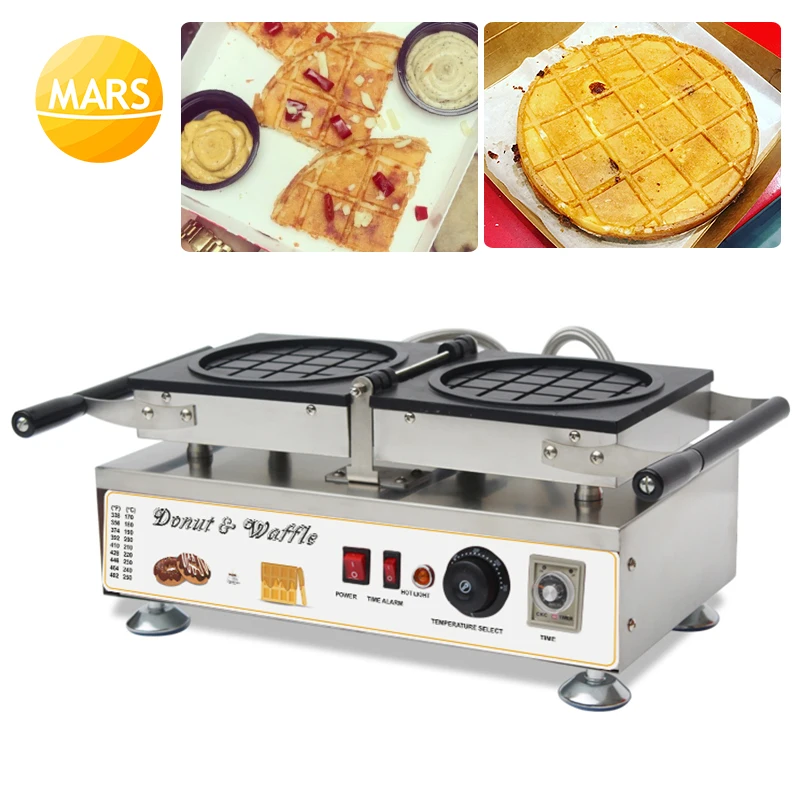 MARS Commercial Electric Square Belgium Waffle Stick Baker 110v 220v Waflera Machine Iron, Filled Waffle Maker