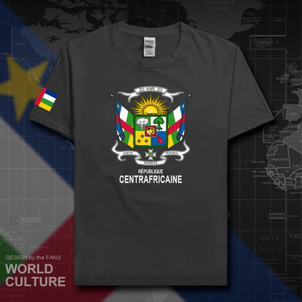 Central African Republic Centrafrique t shirt 2019 jerseys nation team tshirt 100% cotton t-shirt clothing tees country CAF 20