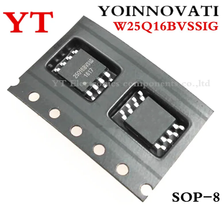  10pcs/lot W25Q16BVSSIG W25Q16BVSIG 25Q16 FLASH 16MBIT 104MHZ SOP8 IC Best quality