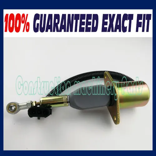 

Fast free shipping, Fuel Shut off Solenoid For Hyundai R300For Komatsu PC360-7For CUMMINS 6BT 6CT 3930233