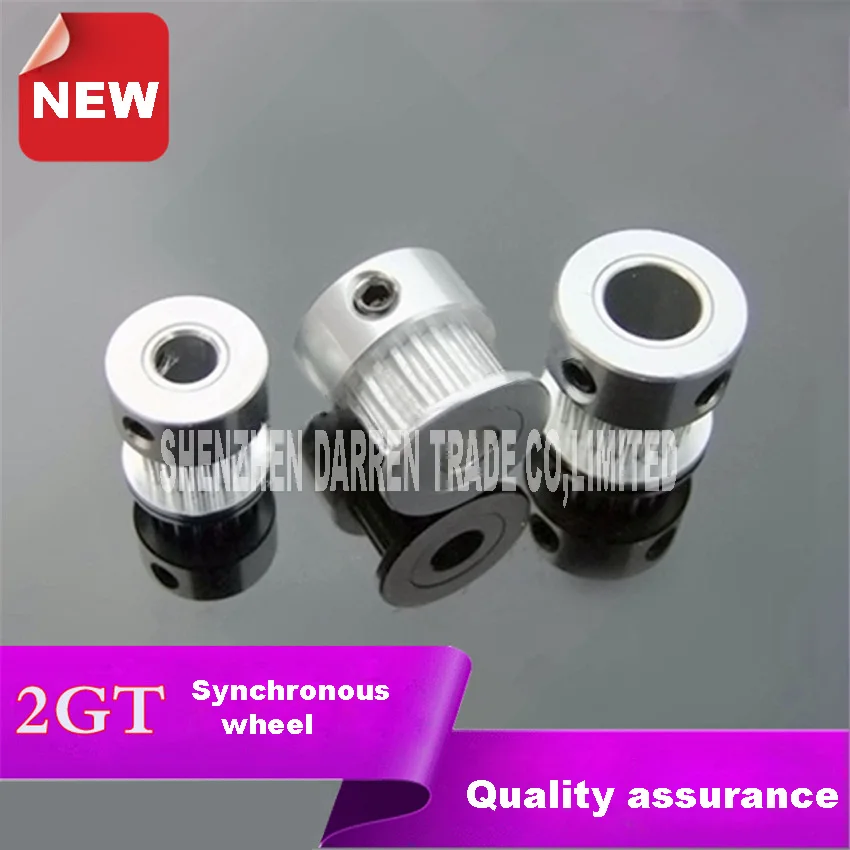 

New 3D Printer Accessories Synchronous Belt Pulley 2GT 20 Teeth Diameter 5 / 8mm GT2 Synchronous Wheel T2.5 20tooth for 3d Print