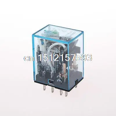 

10pcs NEW coil power relay 8pin 2NO 2NC MY2NJ MY2N-J 5A AC24V QC