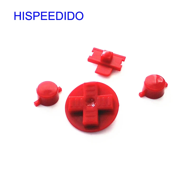 Hispeedido 2セット/ロットマルチカラーボタンキーキー用ゲームボーイクラシックgbキーパッド用gbo dmg diy用ゲームボーイabボタンd-パッド