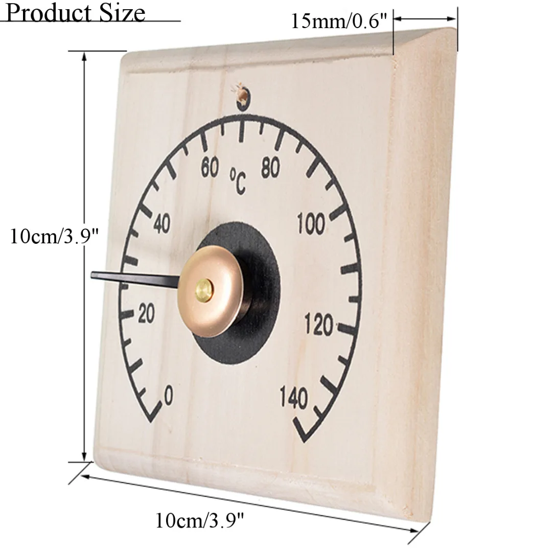 New Pine Wood 140º C Sauna Thermometer 15 Minutes Hourglass Sand Timer Clock Bath