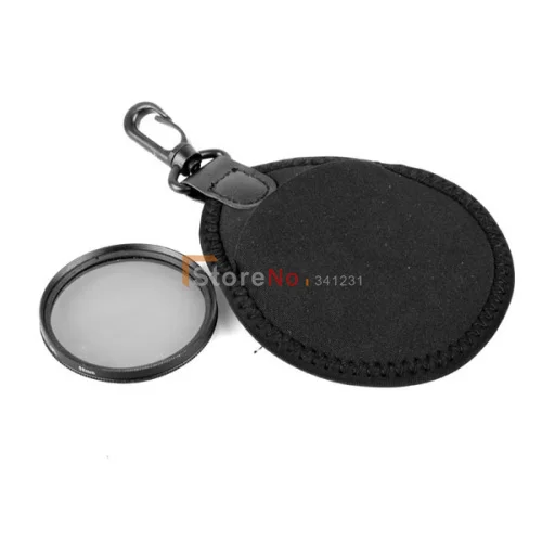 2pcs/lot Camera Lens Filter Bag Case for 40.5 43 46 49 52 55 58 62 67mm cpl mc uv ND Infrared gray Filter