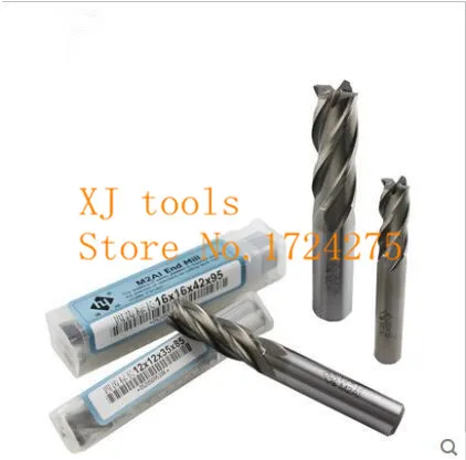 Moagem Completa Moinho de Fresa Hss Final de Alumínio Contendo Moinho Hetero Shank Fresa Pcs 4f 1.5 Mm14 mm