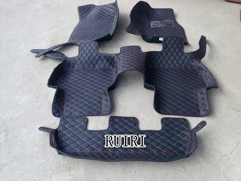 Newly & Free shipping! Custom special floor mats for Right Hand Drive Hyundai Grand Santa Fe 7 seats 2017-2013 non-slip carpets