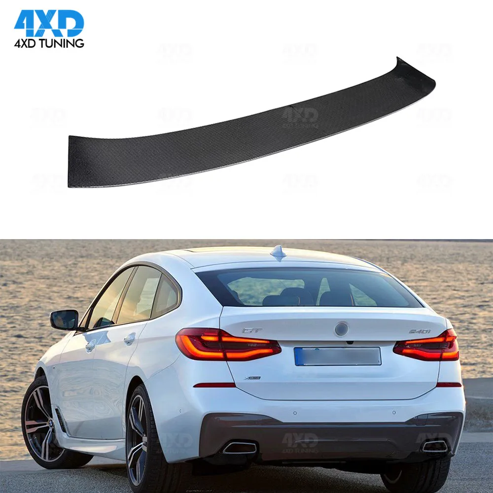 6 Series GT carbon spoiler Wing For BMW G32 Carbon Fiber Rear Trunk Spoiler original style 2018 2019