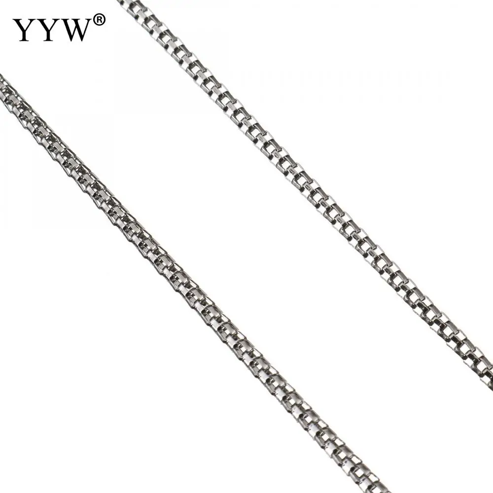 

10m/Spool Jewelry Making Chain Stainless Steel Women Men Necklace Bracelet Fashion Original Color Charm DIY Material 2mm