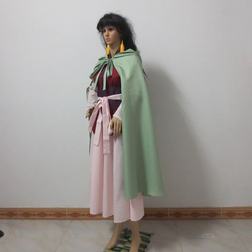 Yona of the Dawn Akatsuki no Yona Cosplay Costume+Cape gift earrings Full Set Tailor made